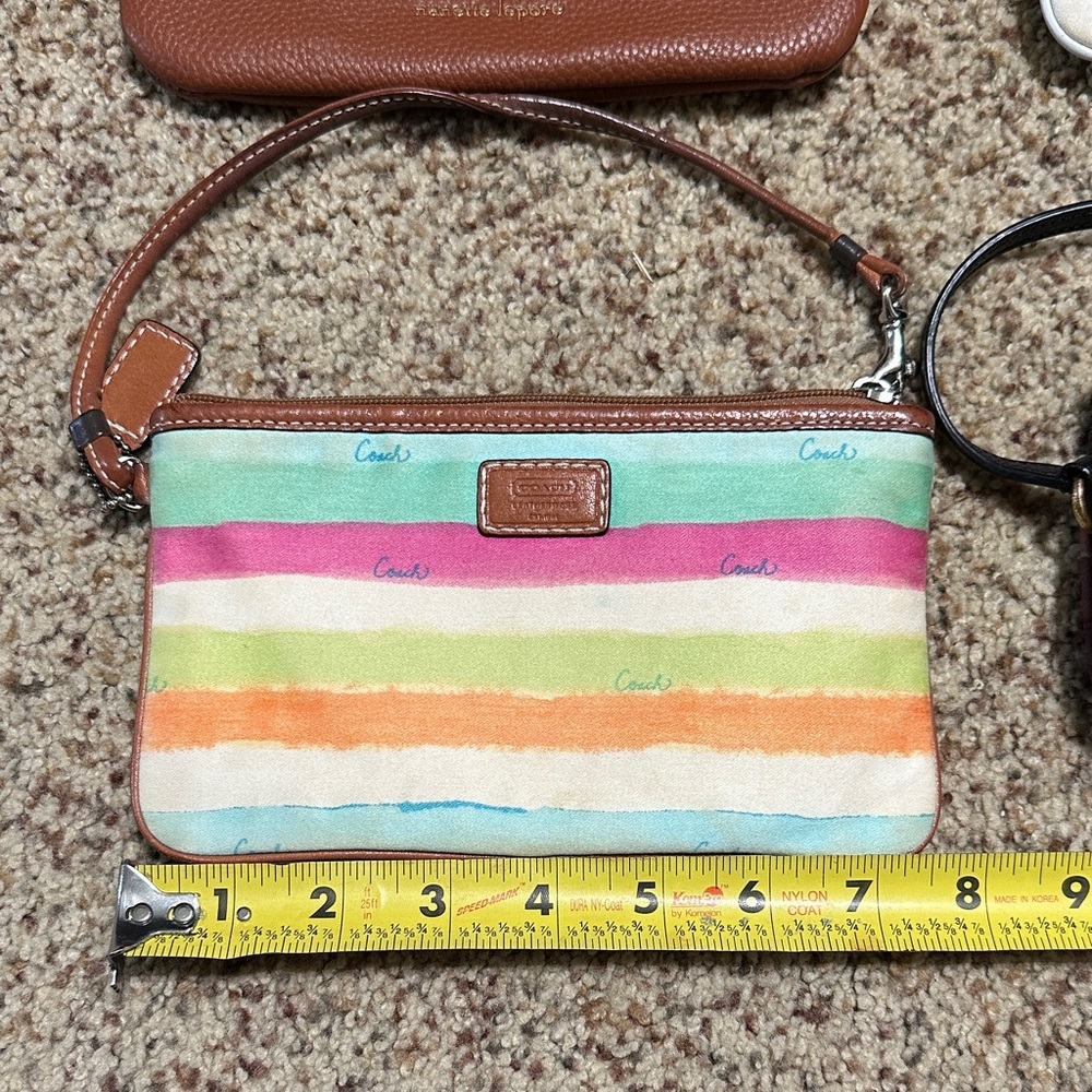Coach (2) Tumi Brown (1) and Nanette Lepore (1) Wristlets - All four - Picture 3 of 5